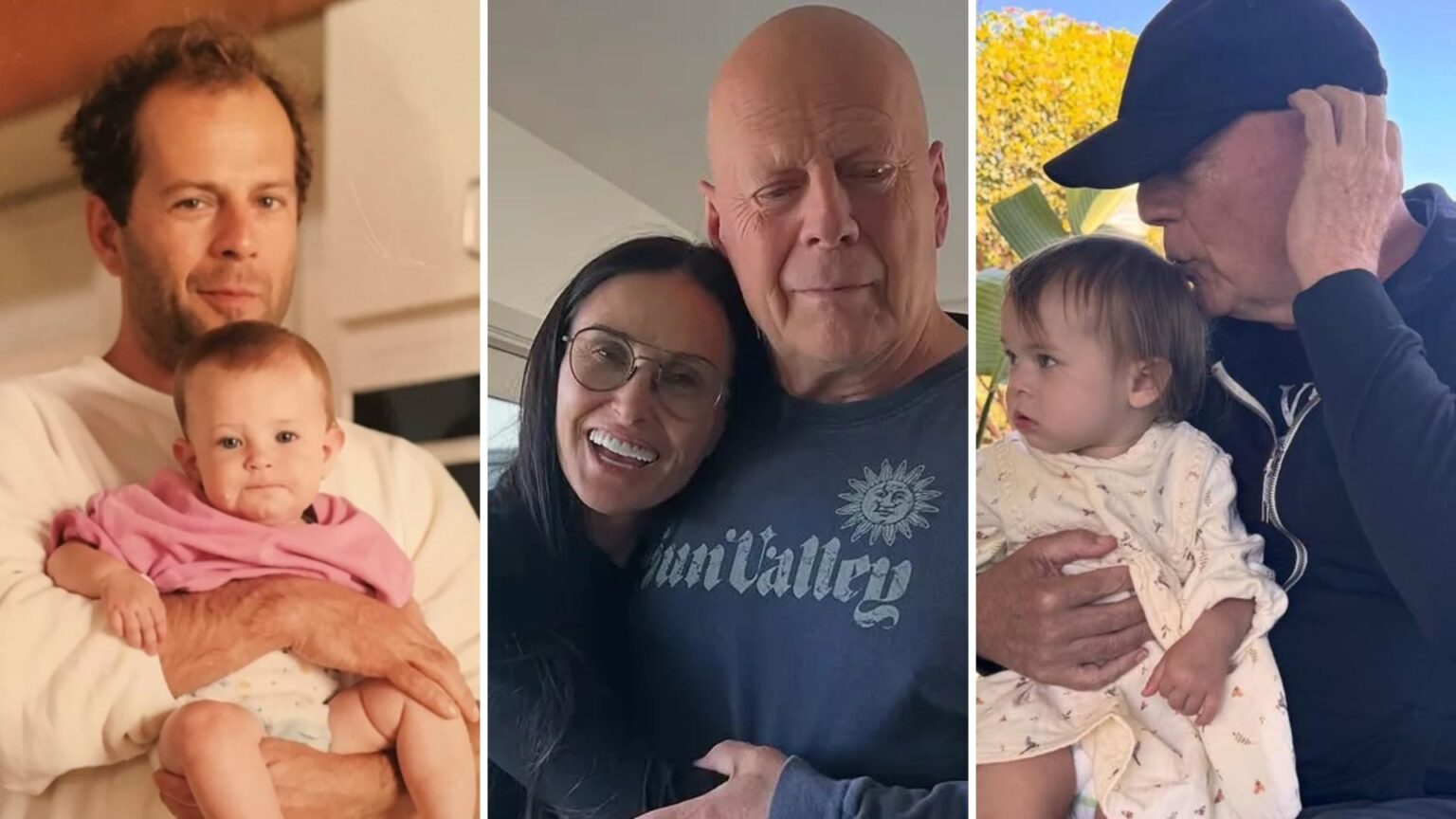 Bruce Willis e la dedica di Demi Moore