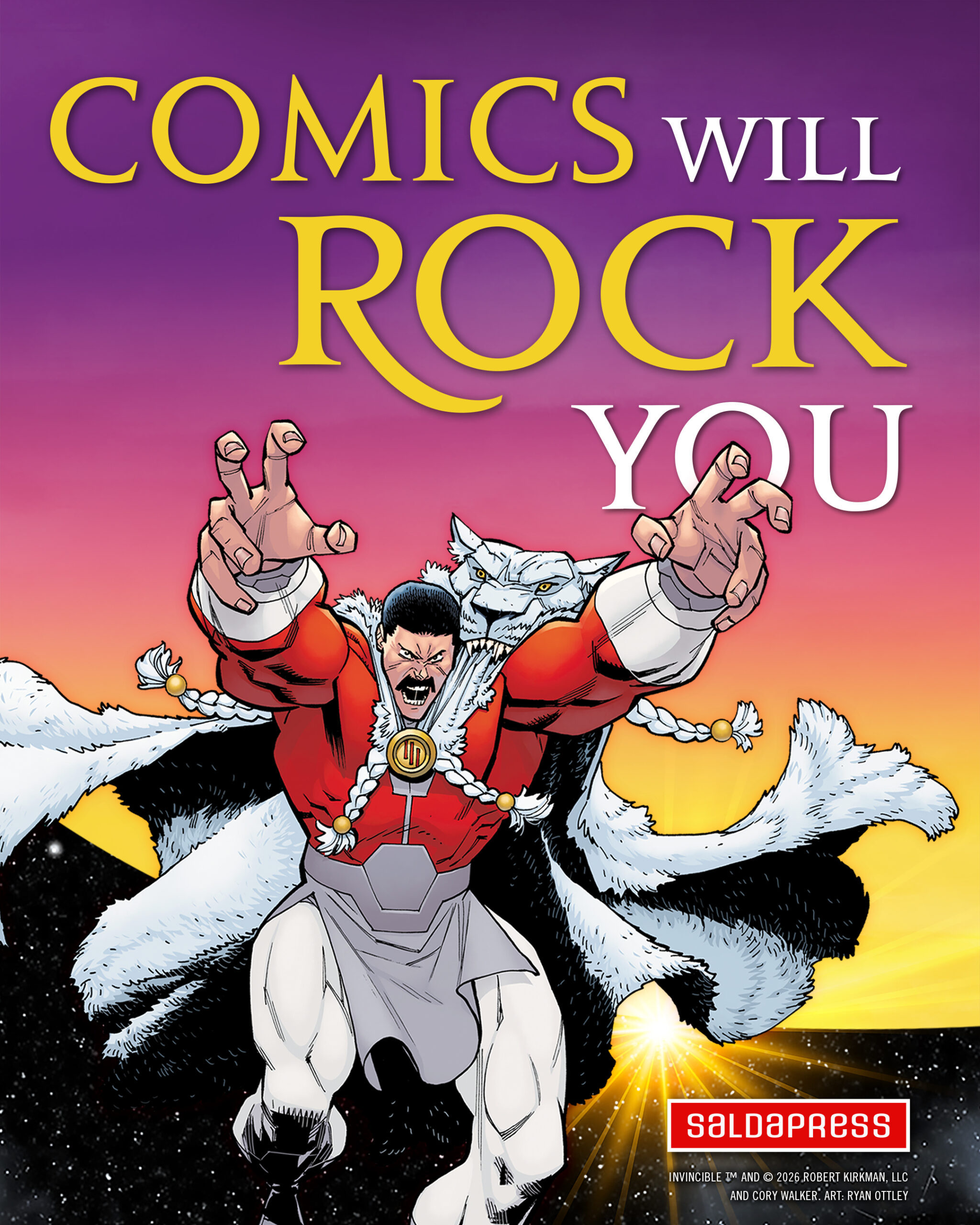 Comics Will Rock You -©Saldapress