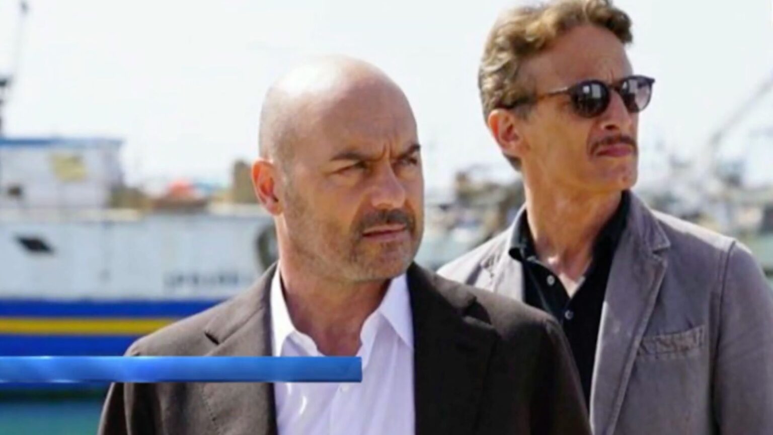 Cesare Bocci con il Commissario Montalbano