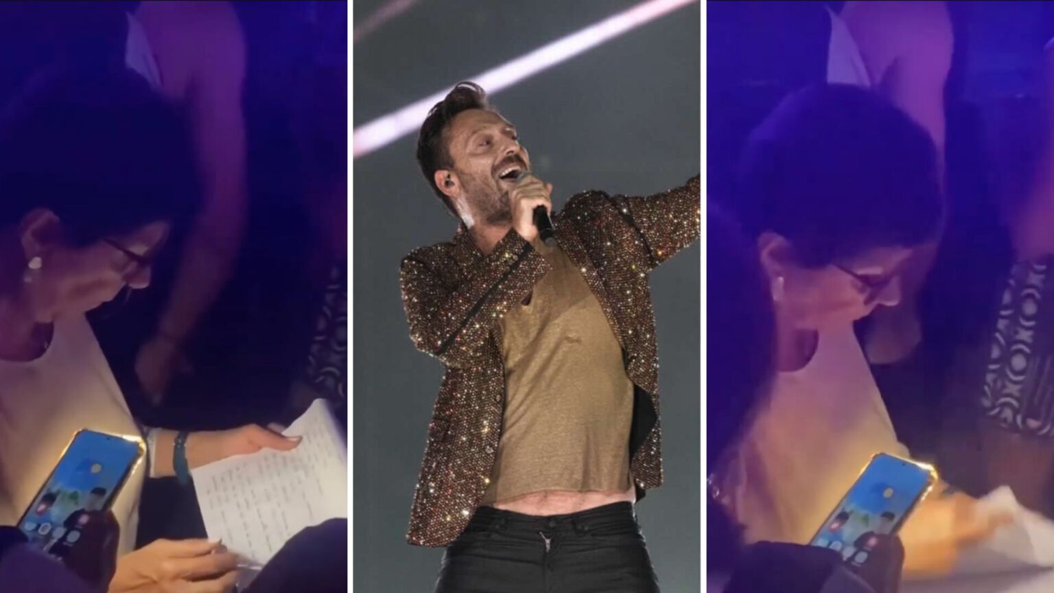 Cesare Cremonini nota una fan di 71 anni con un quaderno: la sua storia gli scalda il cuore (e la ripaga nel modo più bello) Cesare Cremonini e la fan di 71 anni