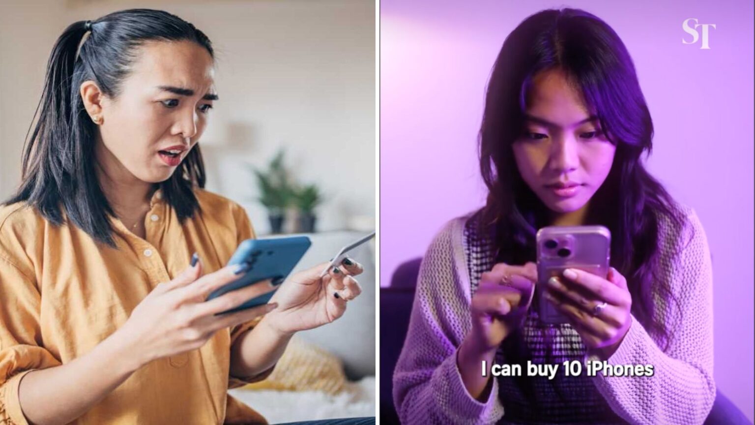 In Corea del Sud milioni di persone ordinano cose che non arriveranno mai (e il motivo è più serio di quanto sembri) Due donne con smartphone per i "siti dopamina"