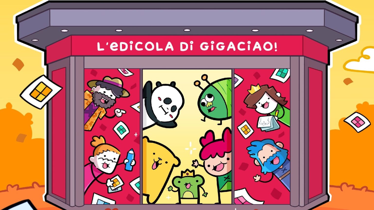 Grande successo per l’edicola brandizzata Gigaciao (ed è solo l’inizio) Pop Up Store -©Gigaciao