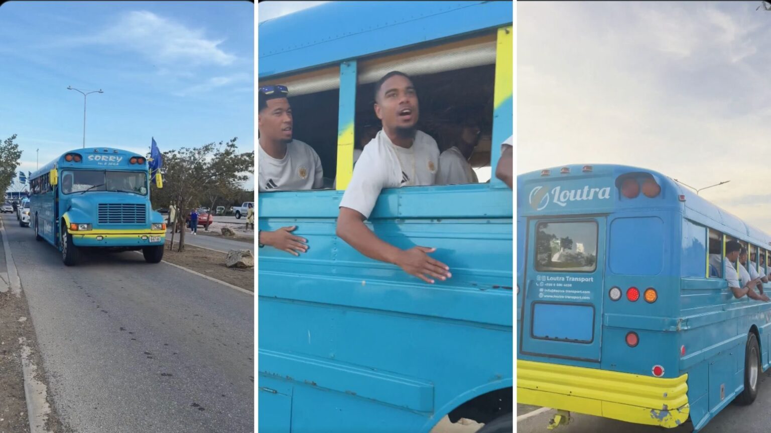 Il bus del Curaçao ai Mondiali 2026