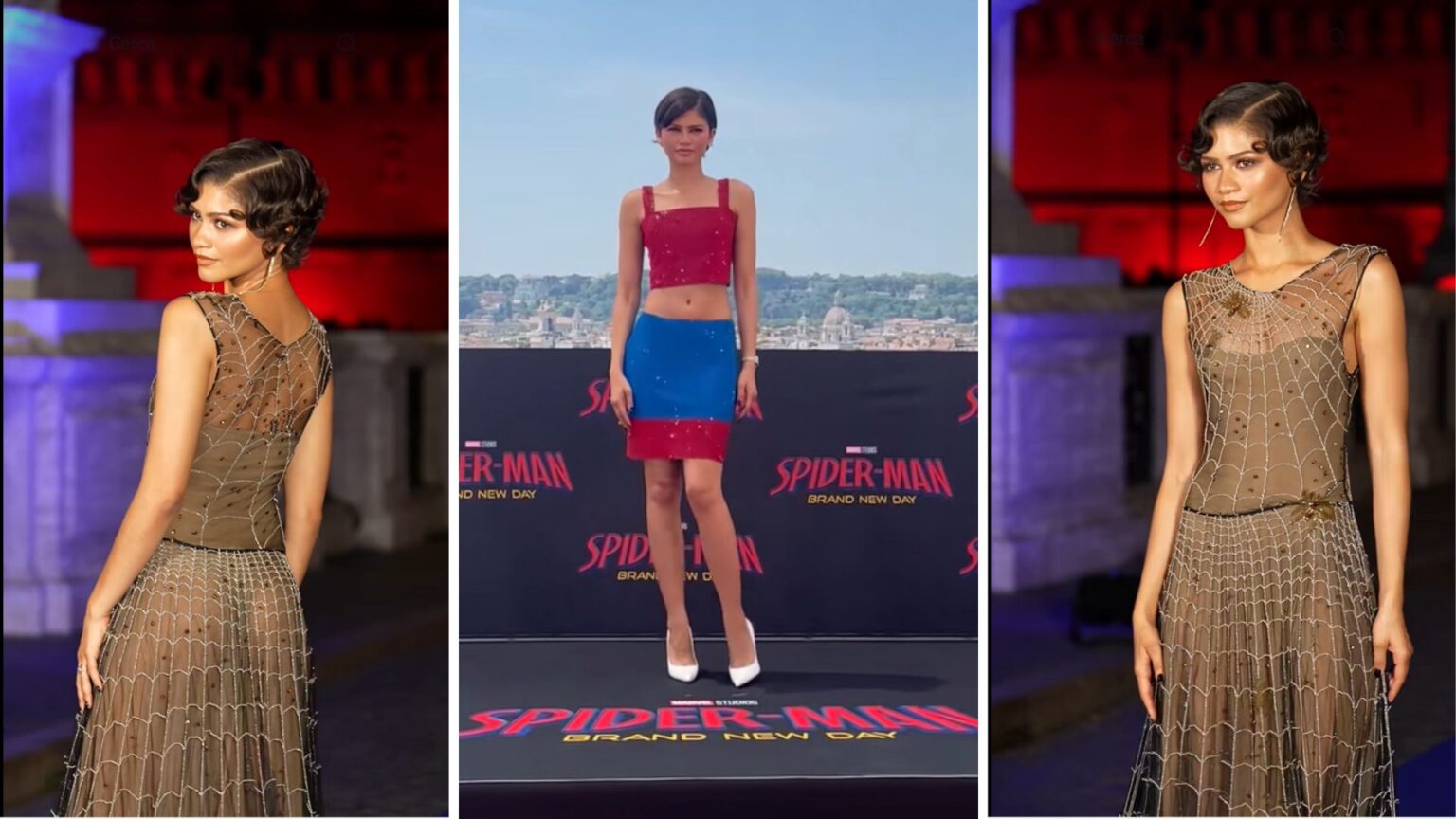 Zendaya a Roma è la regina del vintage: i look d’archivio di Versace e Armani fanno sognare tutto il web Zendaya a Roma