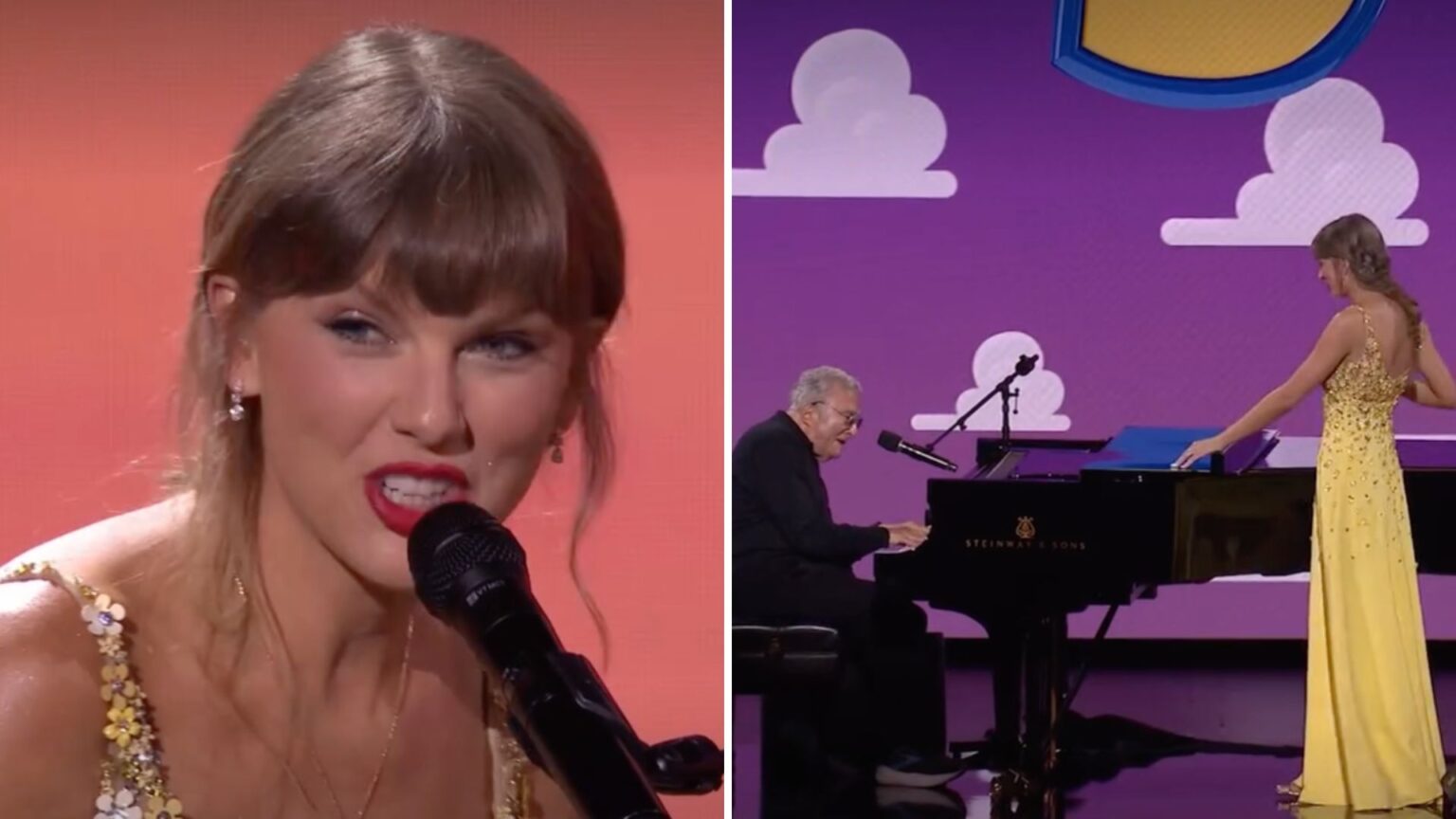 Taylor Swift canta il classico di Toy Story, ma il gesto di Randy Newman ruba la scena (e fa tornare bambini) Taylor Swift canta il classico di Toy Story con Randy Newman