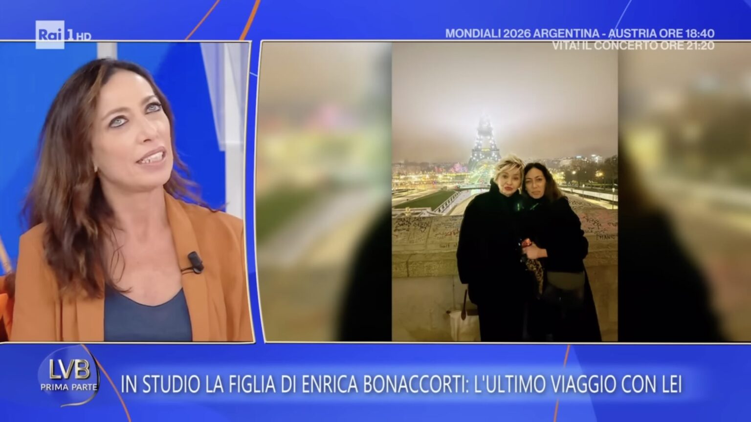 Verdiana Bonaccorti con la mamma Enrica Bonaccorti
