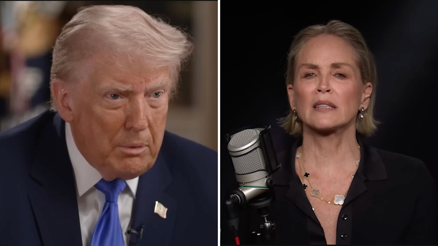 Donald Trump e Sharon Stone
