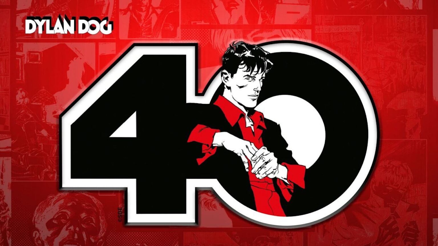 Dyaln Dog compie 40 anni: in arrivo uno spettacolo teatrale per festeggiare il celebre Indagatore dell’Incubo Logo ufficiale dei 40 anni di Dylan Dog