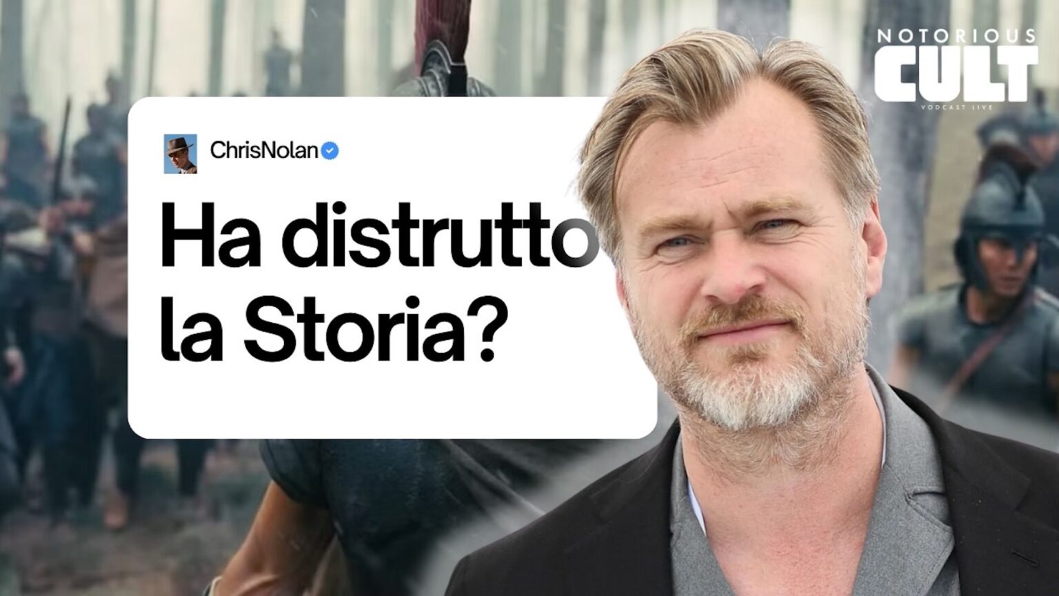 Notorious Cult, disponibile il secondo vodcast targato ScreenWorld dedicato a Odissea di Christopher Nolan: dove vederlo Notorious Cult di Odissea di Christopher Nolan
