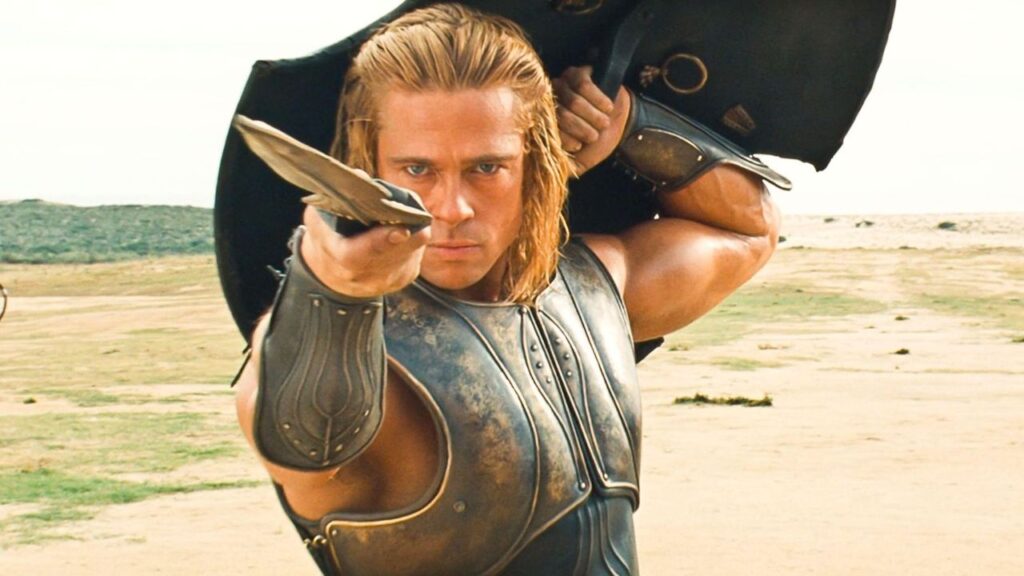 Brad Pitt in Troy