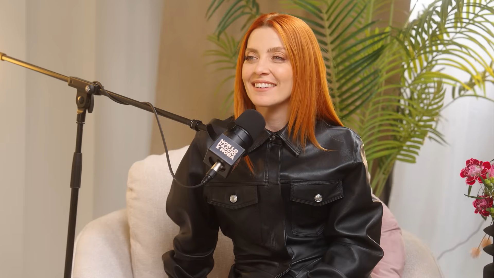 Noemi durante un'intervista