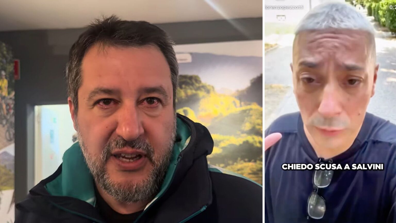 Salvini e Lorenzo Pezzotti