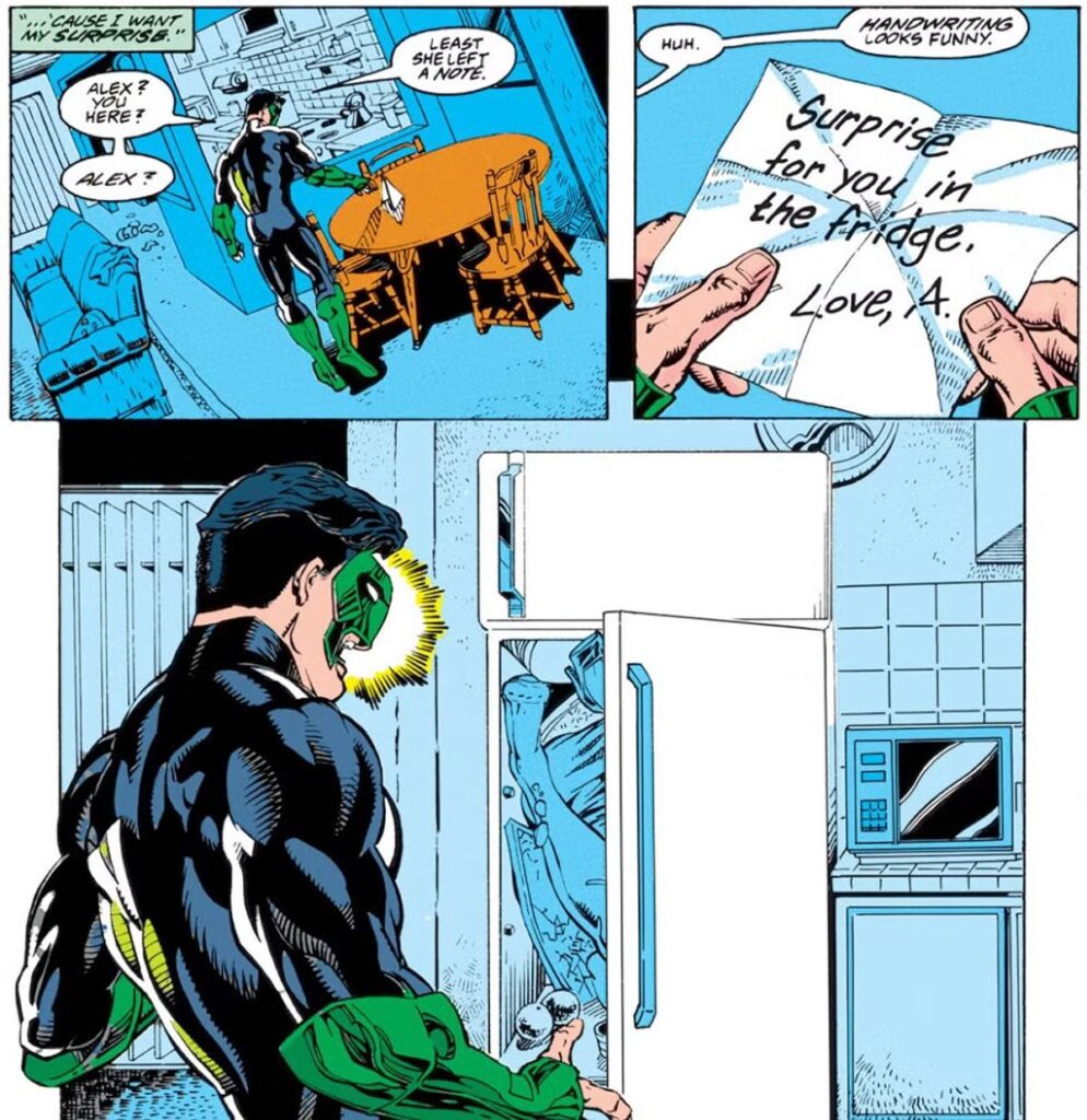 Una tavola di Lanterna Verde