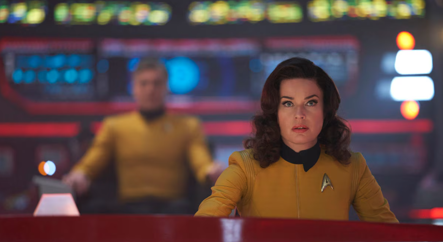 Rebecca Romjin in Star Trek: Strange New Worlds 