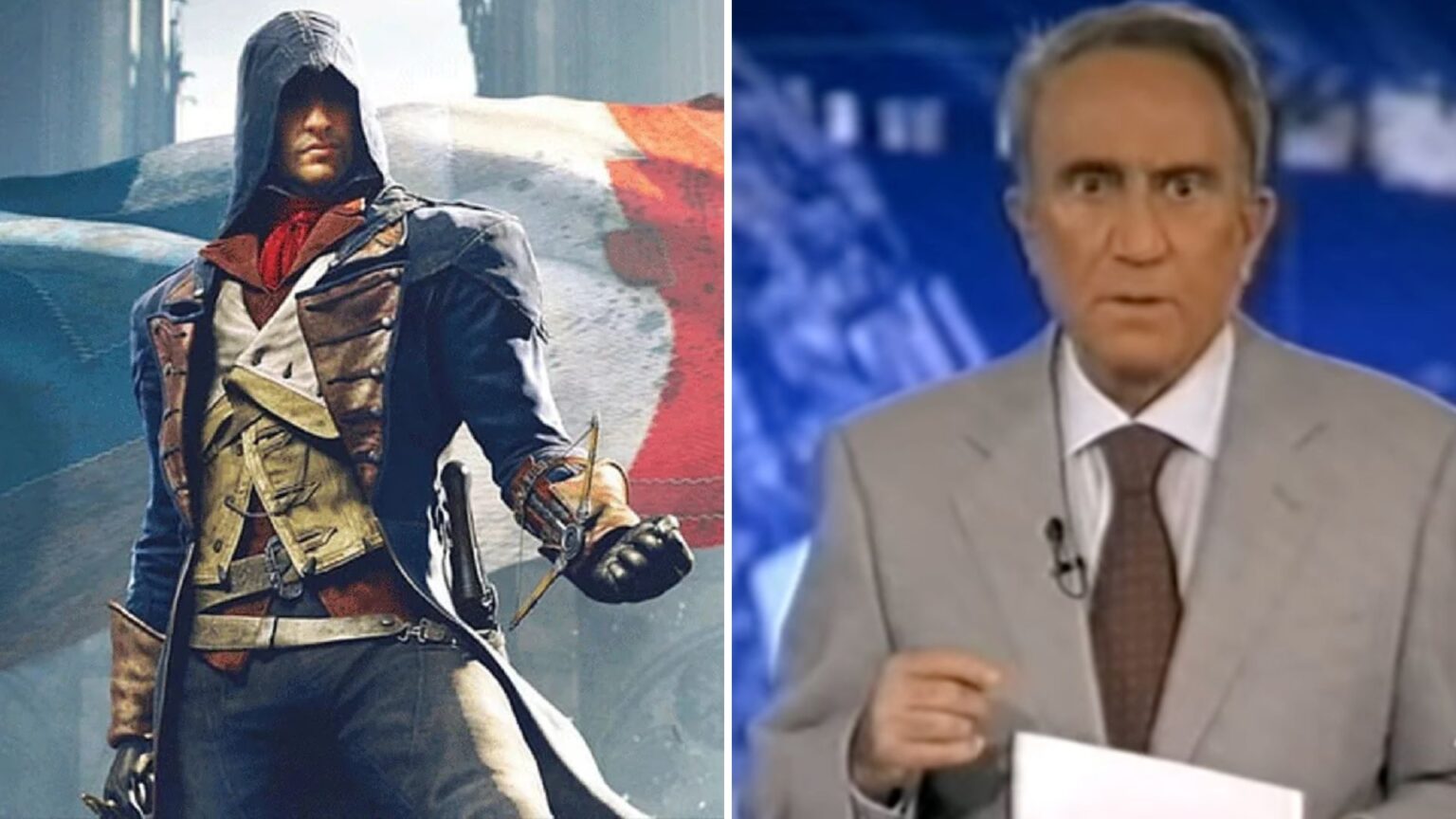 Assassin's Creed Unity ed Emilio Fede