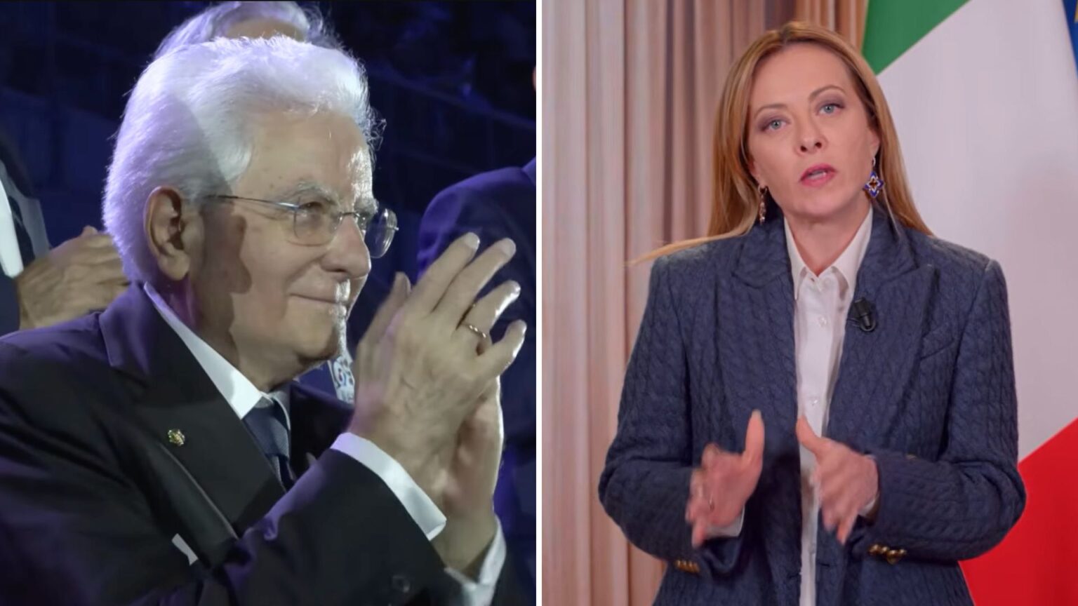 Sergio Mattarella e Giorgia Meloni