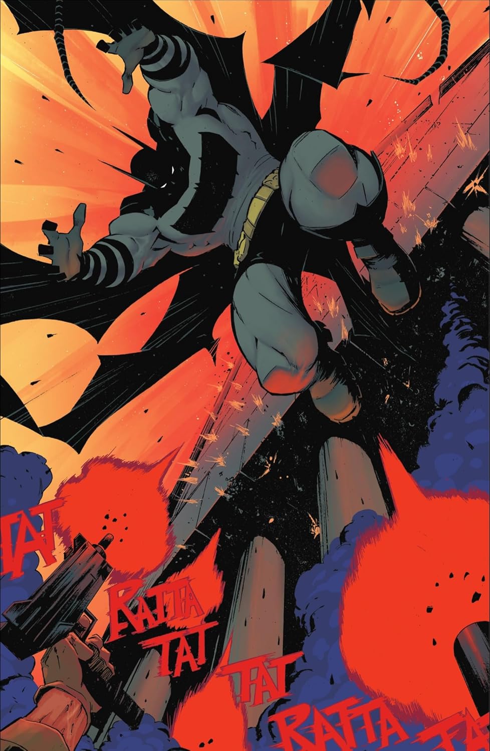 Per comprendere l'Absolute Batman di Dragotta è necessario spogliare l'occhio dalle convenzioni anatomiche del classicismo supereroistico - ovvero quello imposto dal canone di Neal Adams prima e Jim Lee poi - e riabbracciare il minimalismo grafico di Bob Kane.