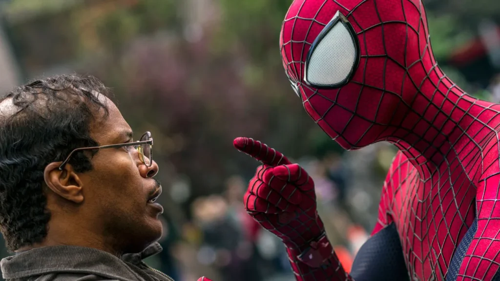 Un frame di The Amazing Spider-Man 2