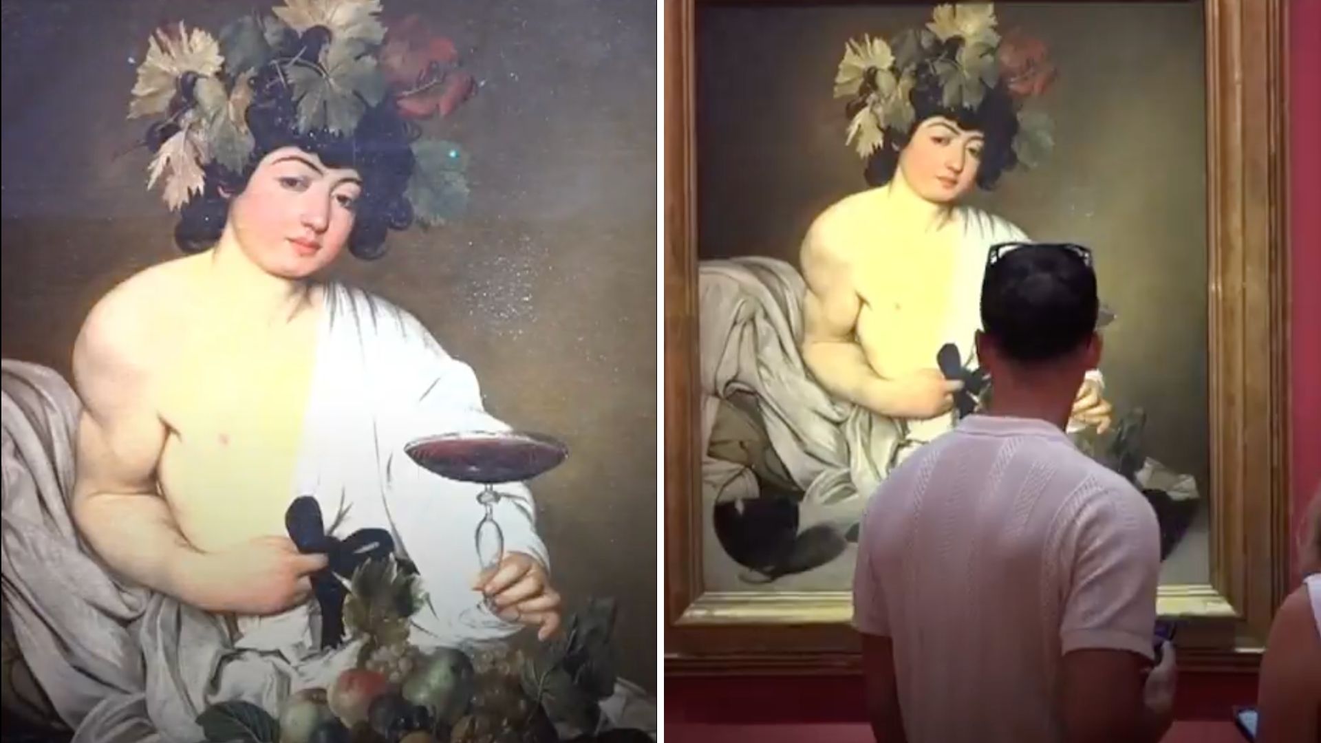 la pioggia entra agli uffizi e arriva fino al bacco di caravaggio le immagini fanno il giro del web da Screenworld.it la pioggia entra agli uffizi e arriva fino al bacco di caravaggio le immagini fanno il giro del web