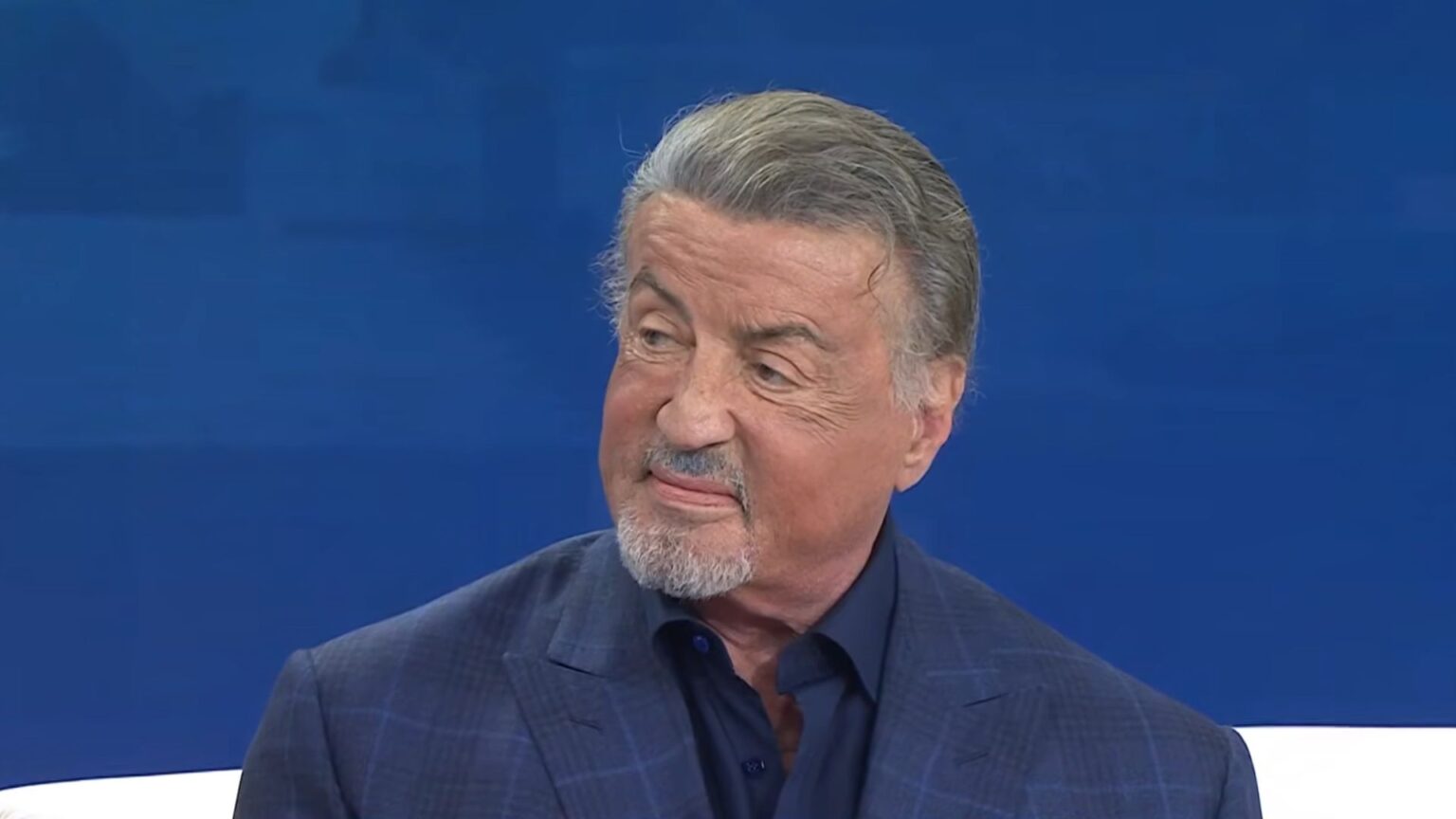 Sylvester Stallone durante un'intervista