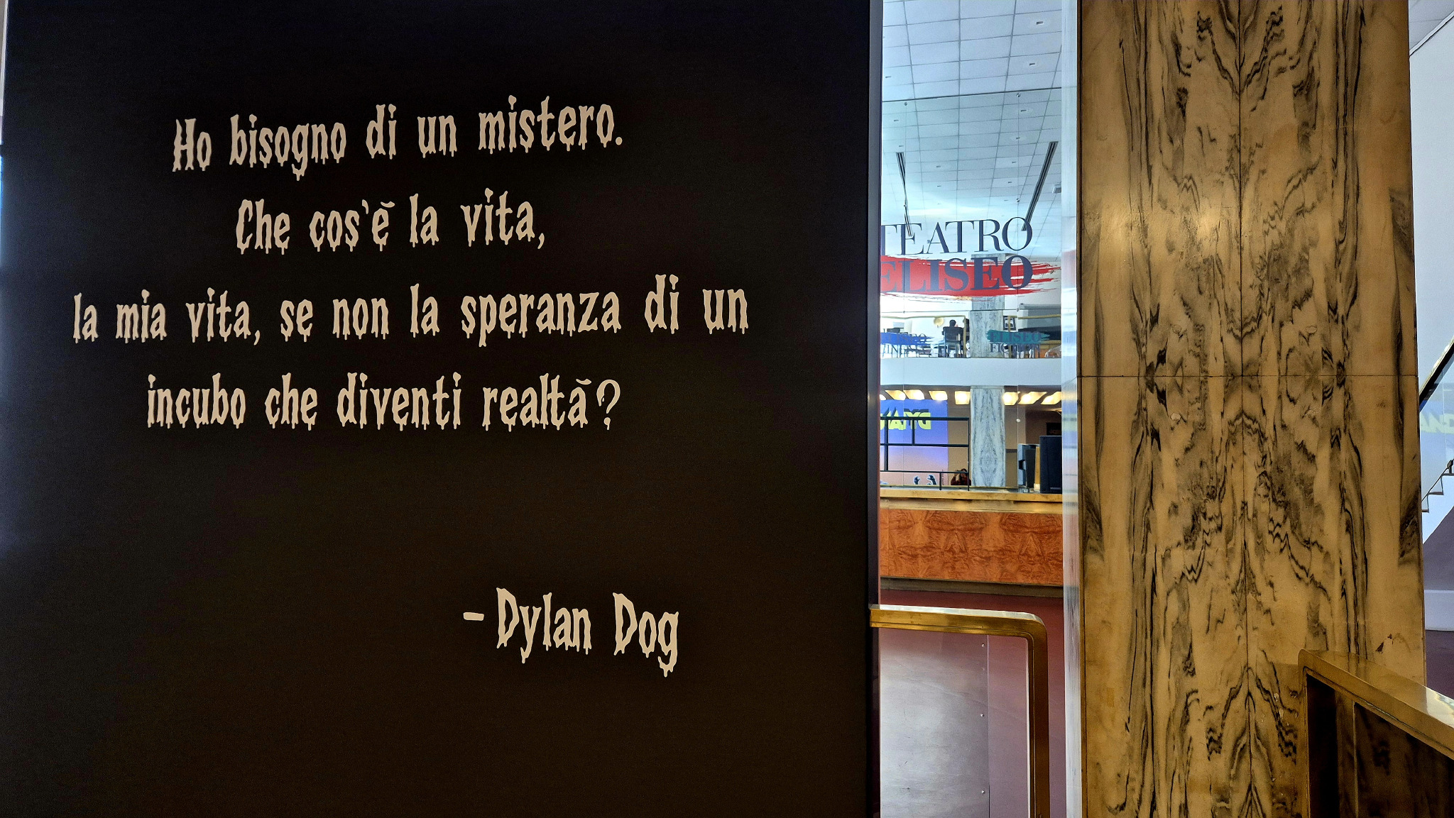 Il Teatro Eliseo di Roma trasformato per Dylan Dog Horror Show
