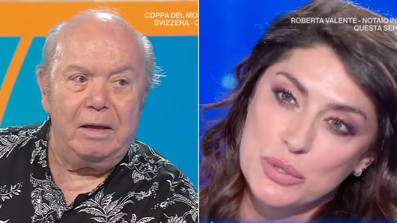 Elisa Isoardi chiama Lino Banfi in lacrime dopo la gaffe del “toto-morti”, ma la risposta dell’attore la spiazza Lino Banfi ed Elisa Isoardi