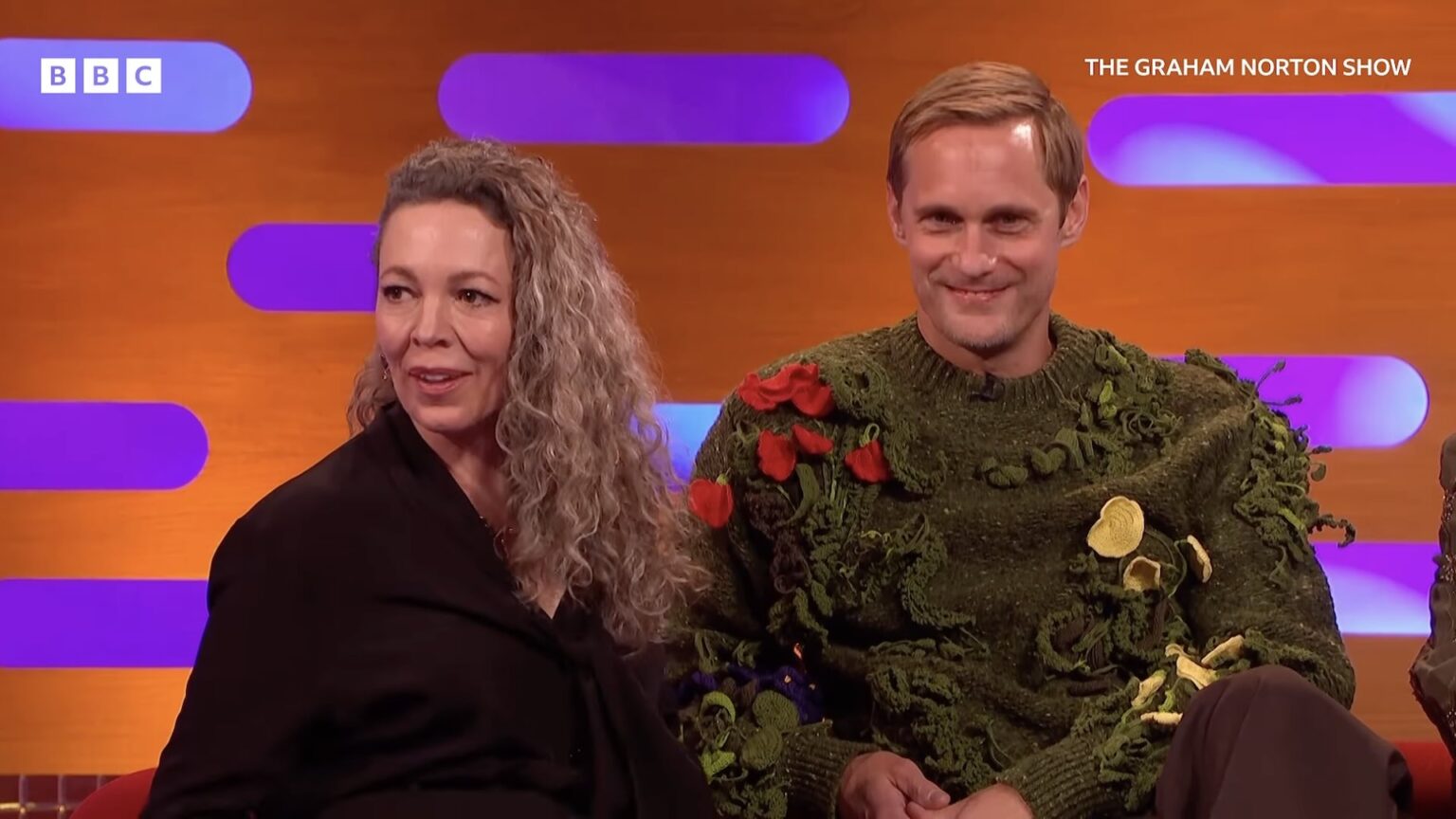 Olivia Colman e Alexander Skarsgård