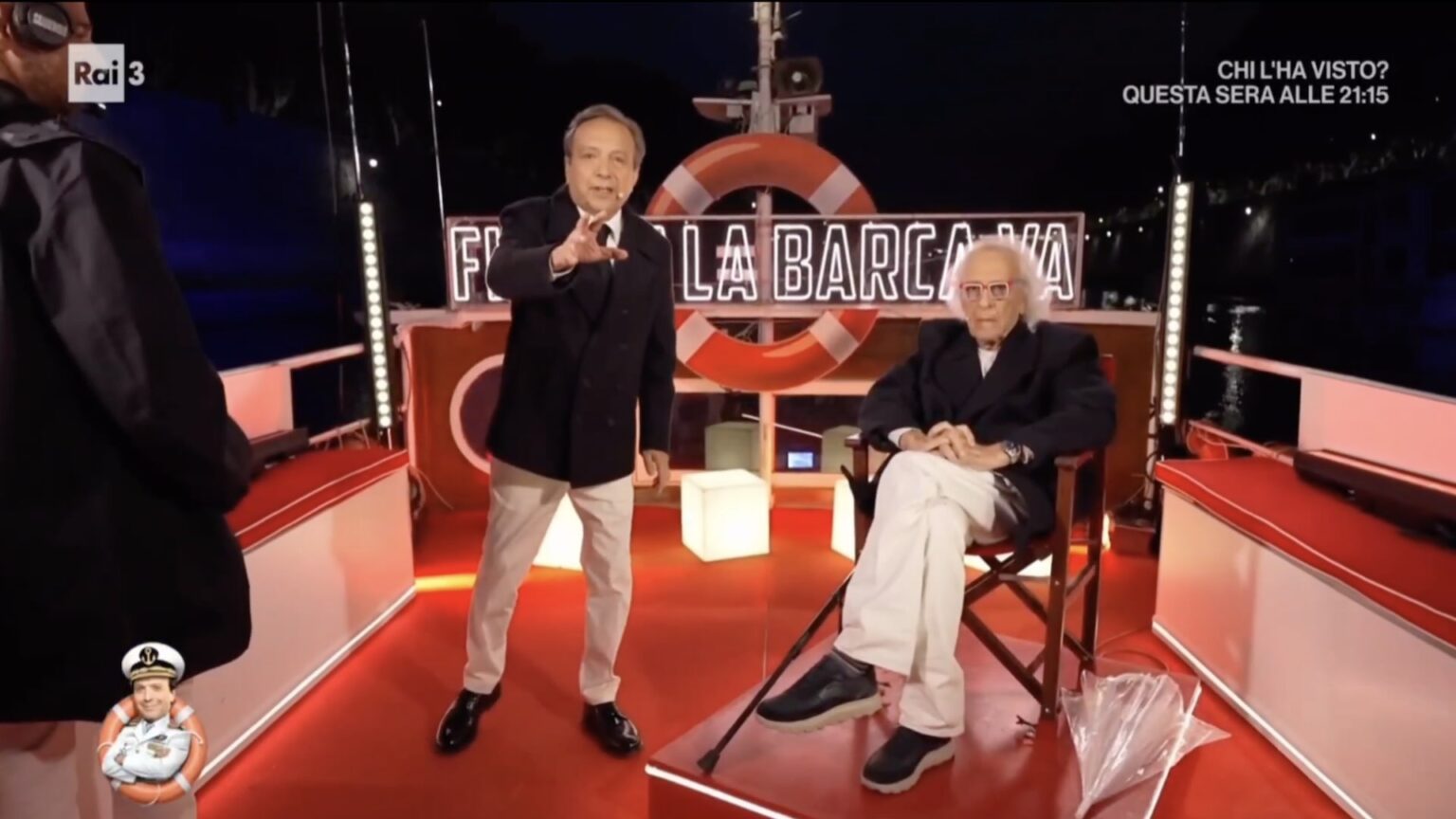 La polizia interrompe Piero Chiambretti in diretta su Rai 3: “Ci vogliono arrestare”, poi si scopre cosa c’è dietro Piero Chiambretti e Mughini