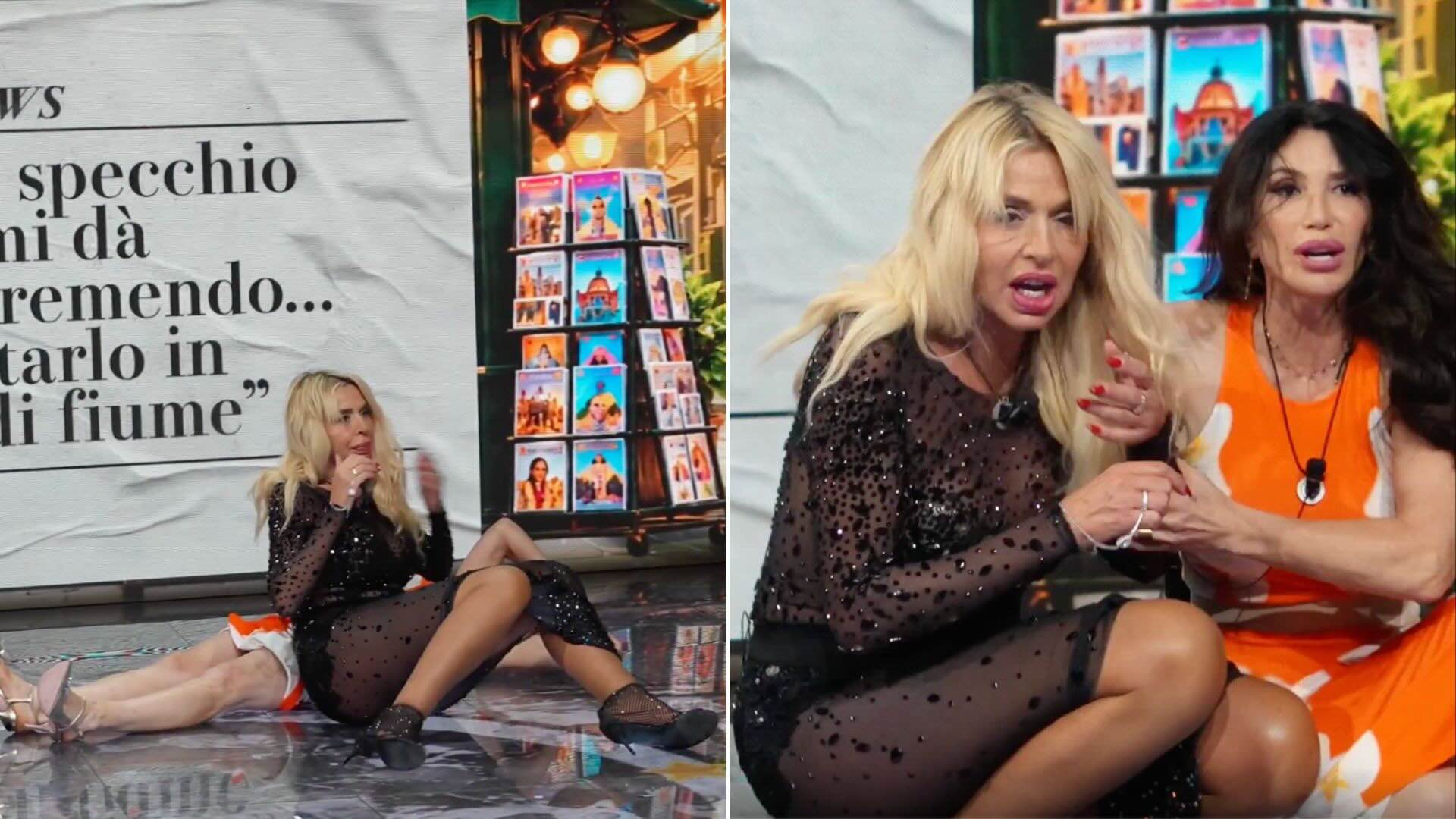grande fratello vip valeria marini cade in diretta ma 232 il suo look a incuriosire chi firma gli abiti della showgirl da Screenworld.it grande fratello vip valeria marini cade in diretta ma 232 il suo look a incuriosire chi firma gli abiti della showgirl