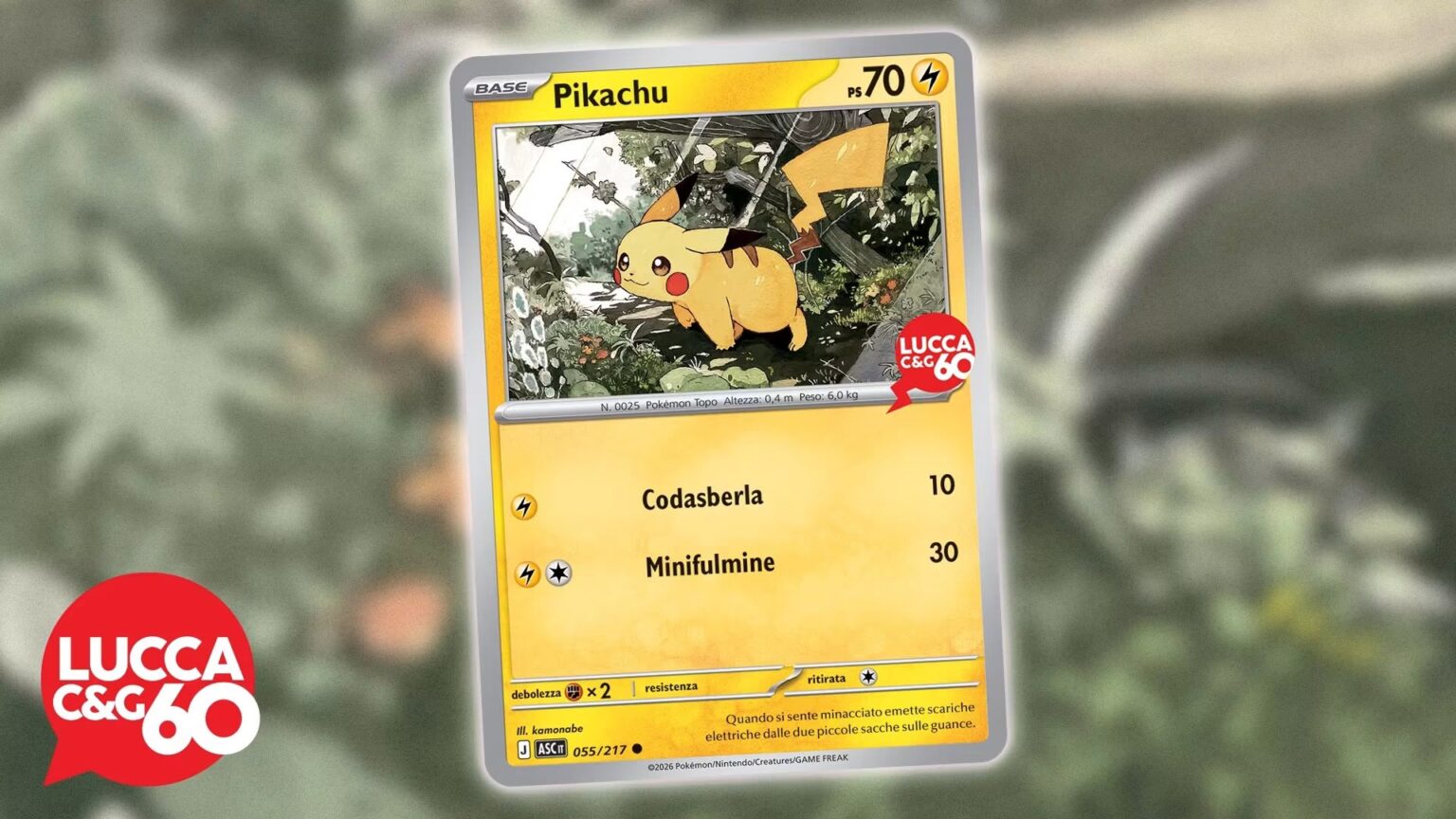 Lucca Comics & Games 2026: un regalo imperdibile per gli appassionati di Pokémon