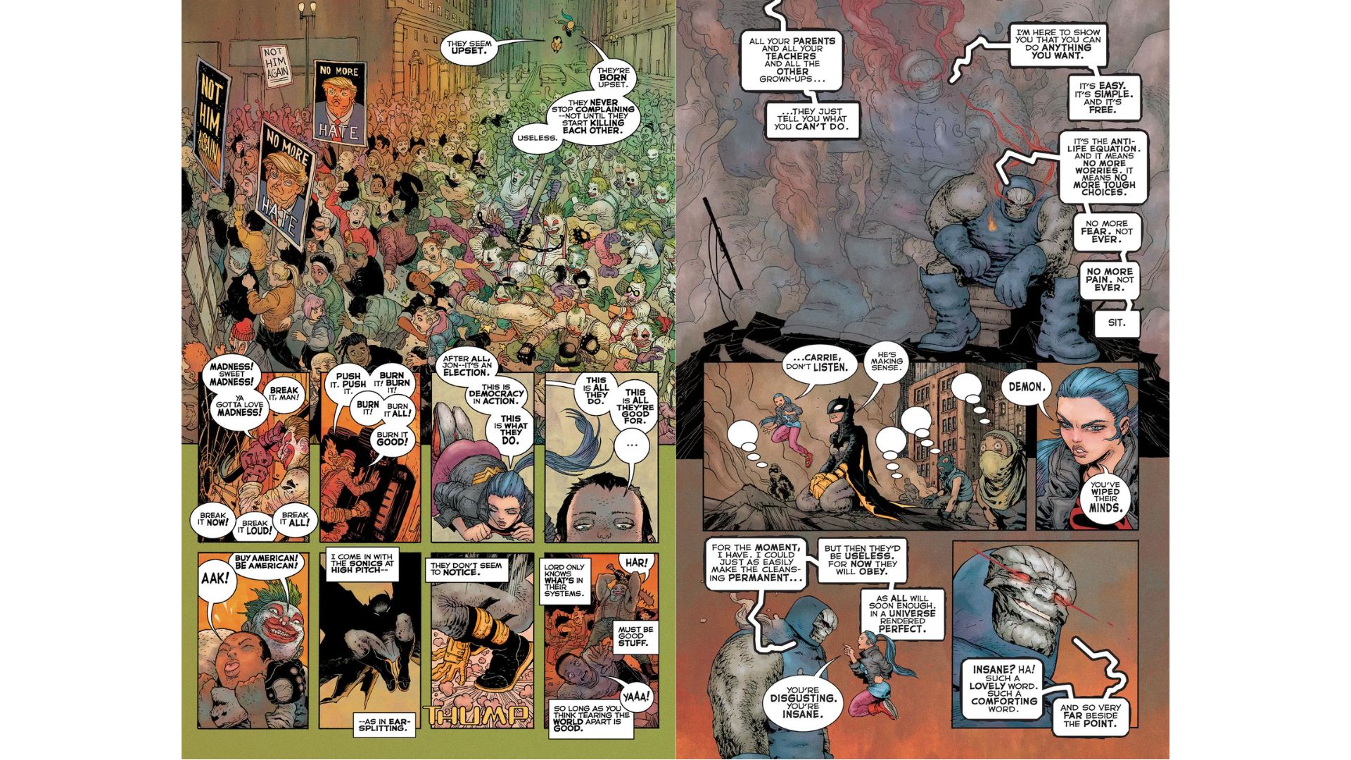 La politica nella saga del Cavaliere Oscuro di Frank Miller le ansie della Gen Z